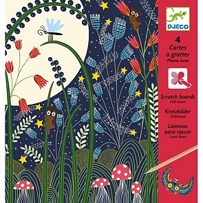 Набор для творчества – Полнолуние, с деревянной палочкой (Djeco, 09723k)